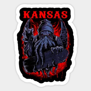 KANSAS BAND MERCHANDISE Sticker